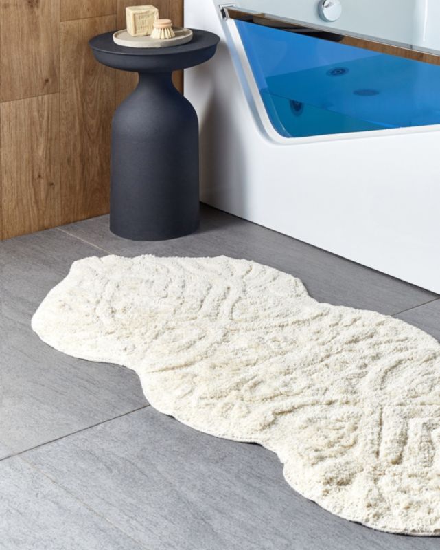 Bademåtte Canbar 150x60 cm Beige Bomuld