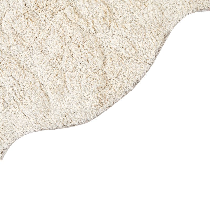 Bademåtte Canbar 150x60 cm Beige Bomuld
