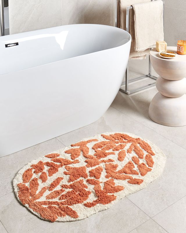 Badeværelsesmåtte 60x90 cm Beige Bomuld
