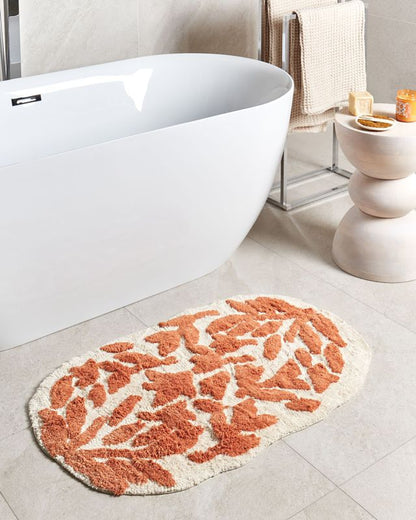 Badeværelsesmåtte 60x90 cm Beige Bomuld