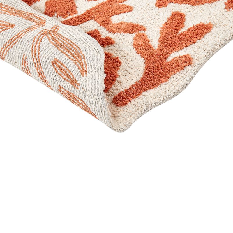 Badeværelsesmåtte 60x90 cm Beige Bomuld