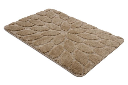 Bademåtte 50x80 cm Beige Polypropylen 1 stk.