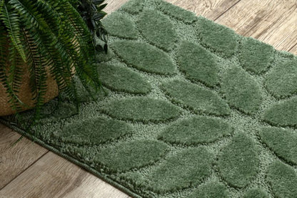 Bademåtte 50x80 cm Grøn Polypropylen Skridsikker