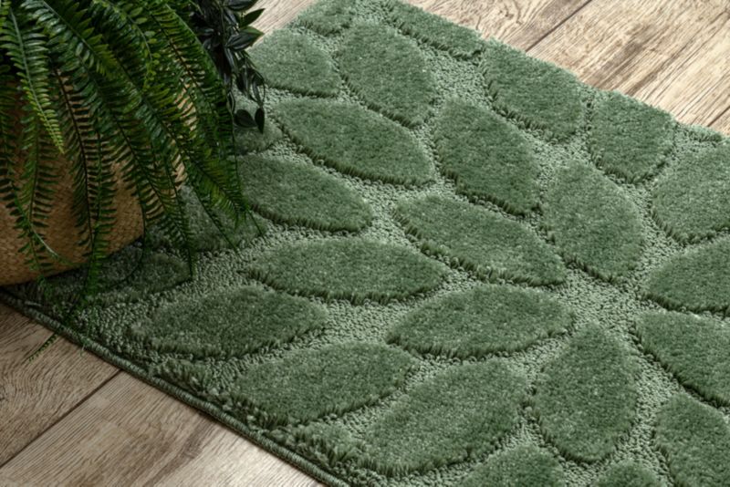 Bademåtte 50x80 cm Grøn Polypropylen Skridsikker