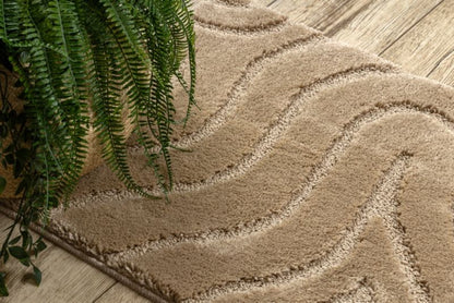 Bademåtte 60x100 cm Beige Polypropylen 1 stk. | KPL311