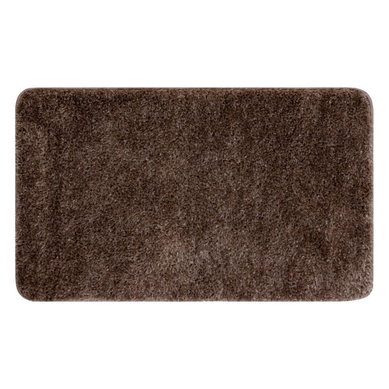 Bademåtte 60x100 cm Beige Polyester Skridsikker 1 stk. | KPL354