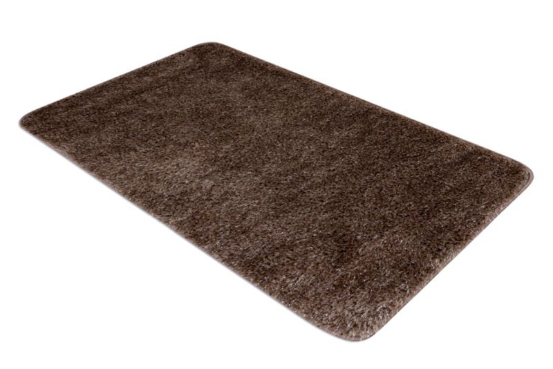 Bademåtte 60x100 cm Beige Polyester Skridsikker 1 stk. | KPL354