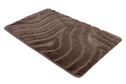 Bademåtte 60x100 cm Brun Polypropylen Antiskrid | KPL312