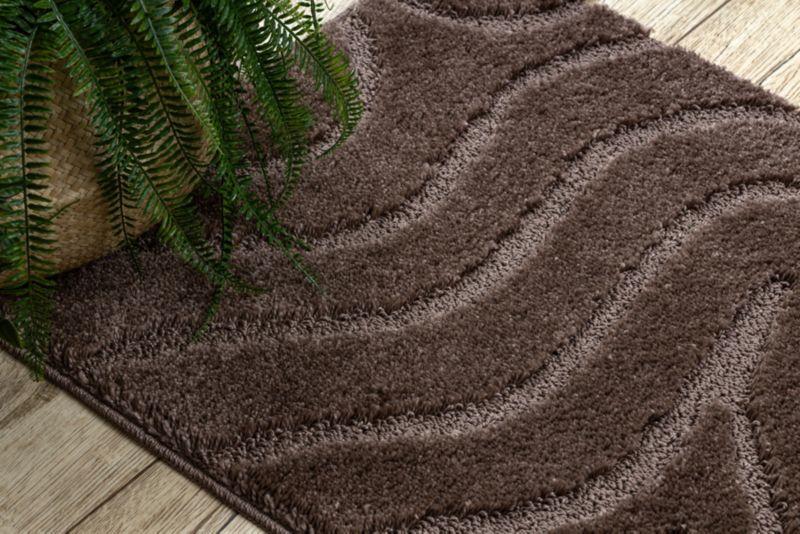Bademåtte 60x100 cm Brun Polypropylen Antiskrid | KPL312