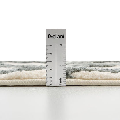 Bademåtte 60x90 cm Beige Grå Polyester