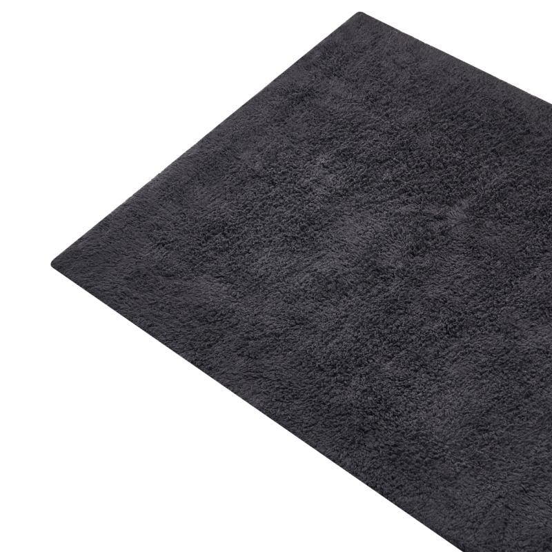 Bademåtte 60 x 90 cm Sort Bomuld