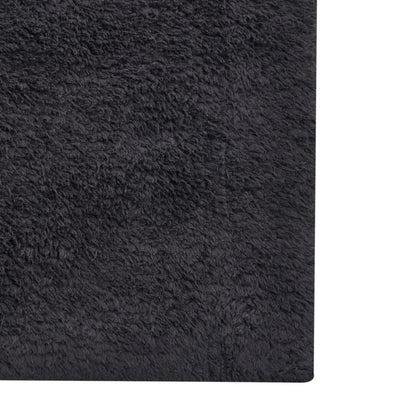 Bademåtte 60 x 90 cm Sort Bomuld