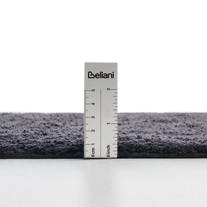Bademåtte 60 x 90 cm Sort Bomuld