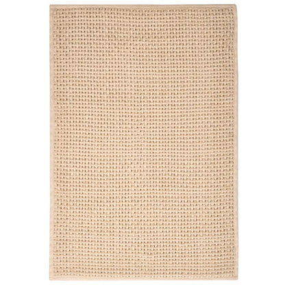 Badeværelsesmåtte 60x90 cm Beige Bomuld