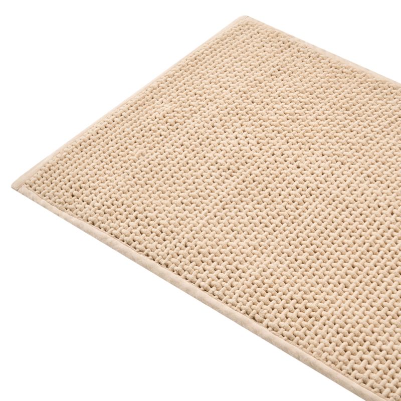 Badeværelsesmåtte 60x90 cm Beige Bomuld