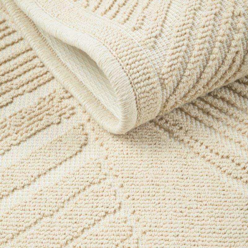 Badeværelsesmåtte Lino 50x80 cm Beige Egyptisk Bomuld
