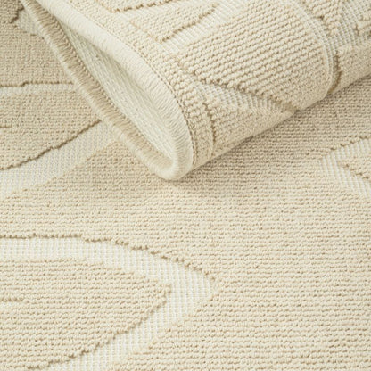 Badeværelsesmåtte Lino 73x135 cm Beige Planteinspireret Mønster 1 stk. | 5904024204343