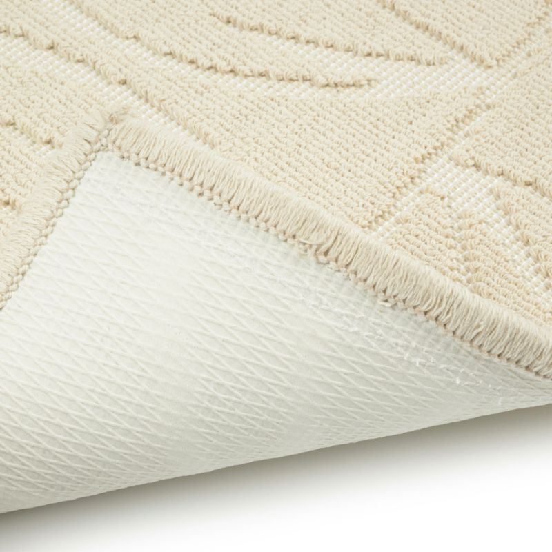Badeværelsesmåtte Lino 73x135 cm Beige Planteinspireret Mønster 1 stk. | 5904024204343