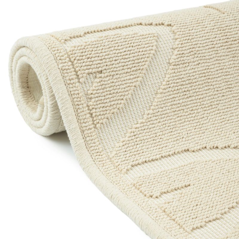 Badeværelsesmåtte Lino 73x135 cm Beige Planteinspireret Mønster 1 stk. | 5904024204343