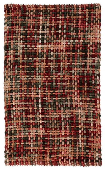 Badeværelsesmåtte 60x100 cm Bordo Melange Bomuld-Polyester