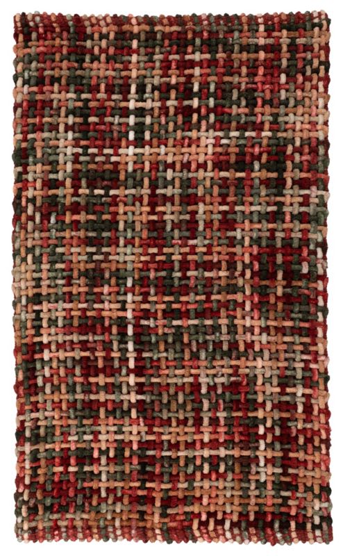 Badeværelsesmåtte 60x100 cm Bordo Melange Bomuld-Polyester