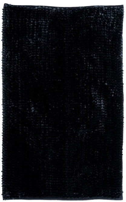 Bademåtte Chenille Velvet 60 x 90 cm Sort 1 stk.