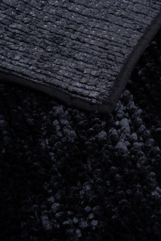 Bademåtte Chenille Velvet 60 x 90 cm Sort 1 stk.