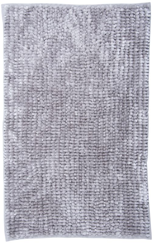 Bademåtte Chenille Velvet 60 x 90 cm Lys Grå 1 stk.