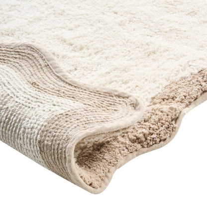 Bademåtte NANGAL 80x150 cm Beige Bomuld