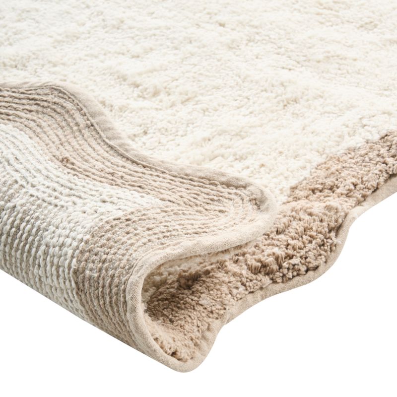 Bademåtte NANGAL 80x150 cm Beige Bomuld