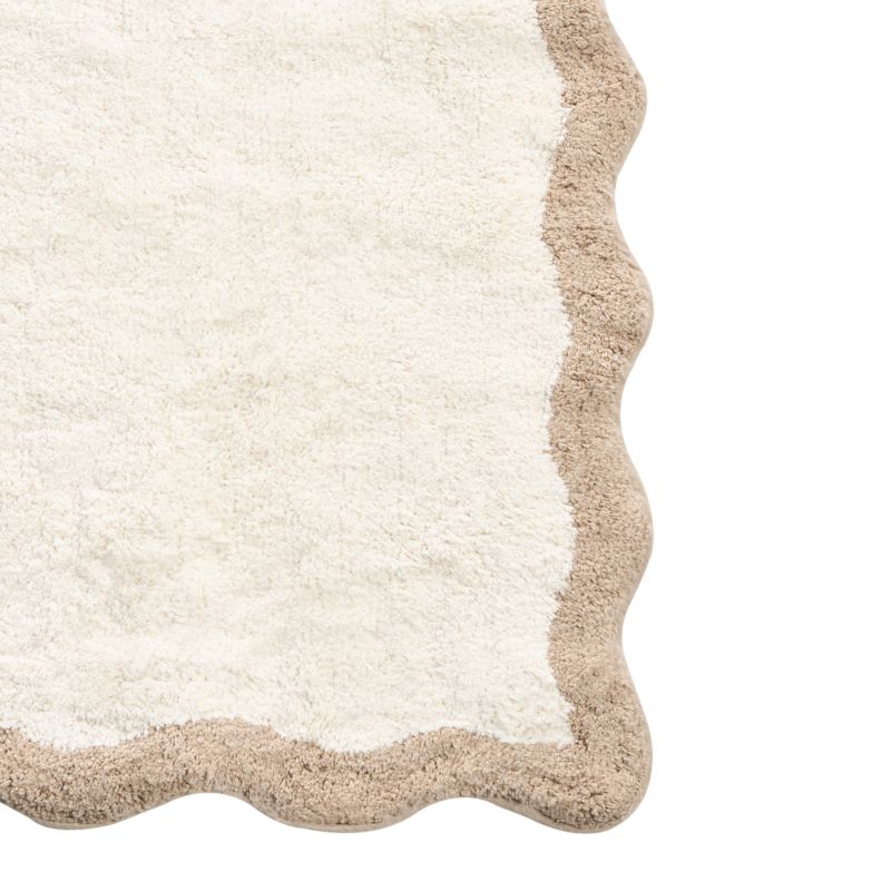 Bademåtte NANGAL 80x150 cm Beige Bomuld
