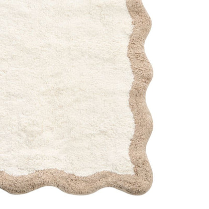 Bademåtte NANGAL 80x150 cm Beige Bomuld