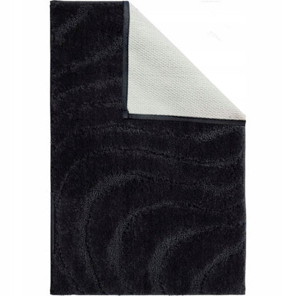 Bademåtte 40x60 cm Sort Skridsikker Mikrofiber 5905923653720