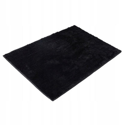 Bademåtte 40x60 cm Sort Mikrofiber Skridsikker 1 stk. | 5905923653768