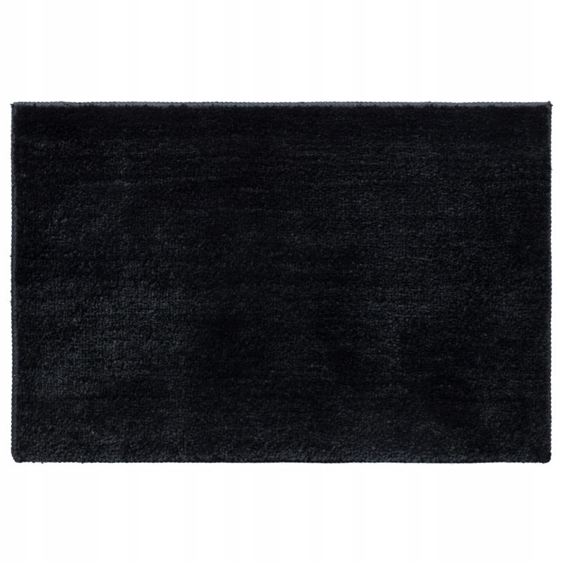 Bademåtte 40x60 cm Sort Mikrofiber Skridsikker 1 stk. | 5905923653768