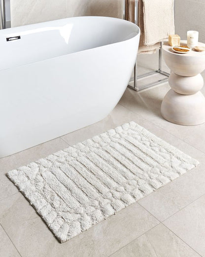 Bademåtte Tekke 60x90 cm Beige Bomuld