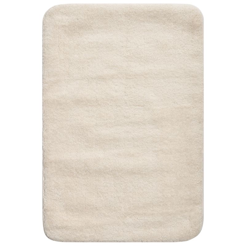 Bademåtte 60x90 cm Hvid Mikrofiber