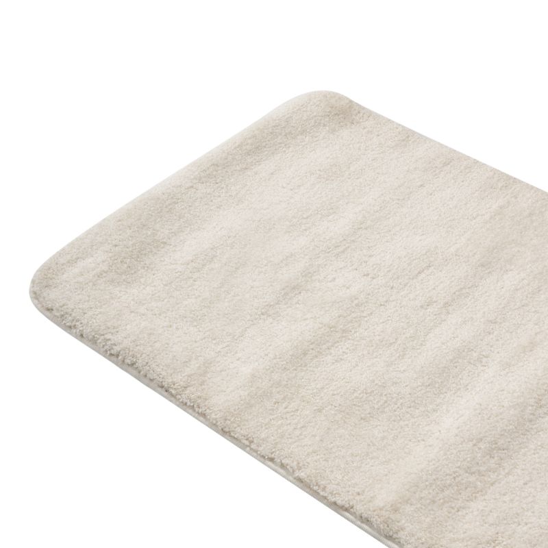 Bademåtte 60x90 cm Hvid Mikrofiber