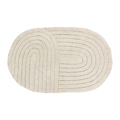 Badeværelsesmåtte Sienna Beige 50x80 cm Bomuld