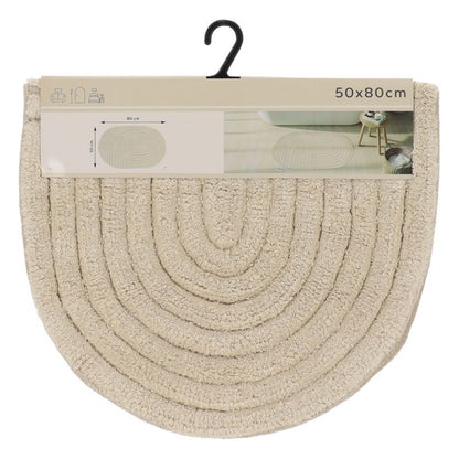 Badeværelsesmåtte Sienna Beige 50x80 cm Bomuld