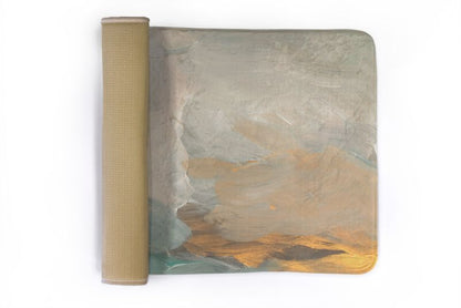 Soveværelsesmåtte Tulup 75x45 cm med abstrakt motiv – blød og skridsikker, 1 stk.