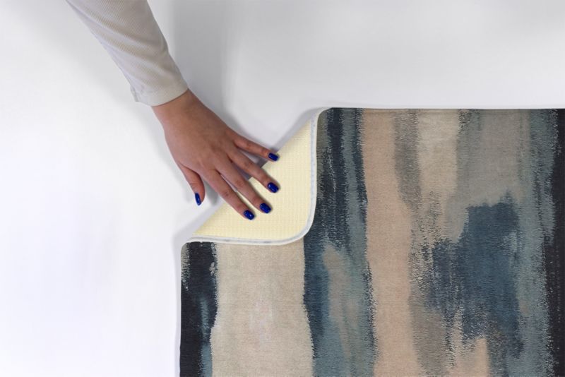 Blødt og skridsikkert soveværelsesgulvtæppe Tulup 75x45 cm med abstrakt mønster, 1 stk.