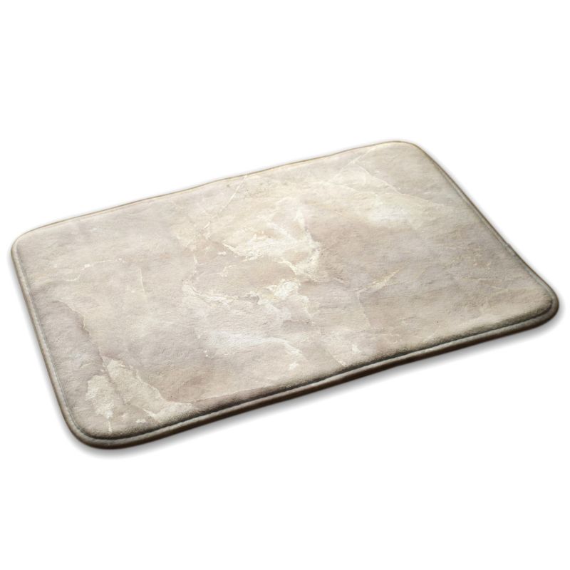Blødt og skridsikkert soveværelsesmåtte Tulup 75x45 cm med marmormønster