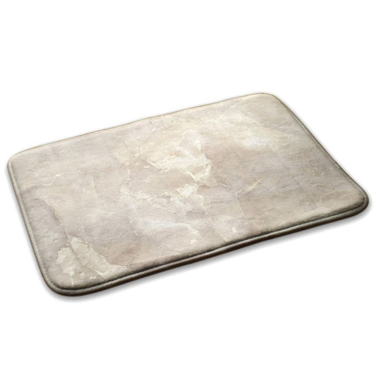 Blødt og skridsikkert soveværelsesmåtte Tulup 75x45 cm med marmormønster