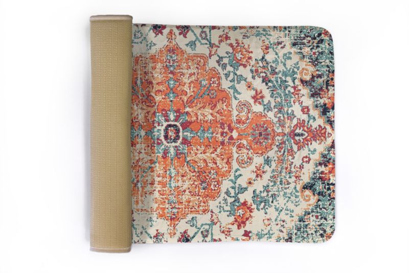 Blødt og skridsikkert soveværelsesgulvtæppe Tulup 75x45 cm med elegant mønster – 1 stk.