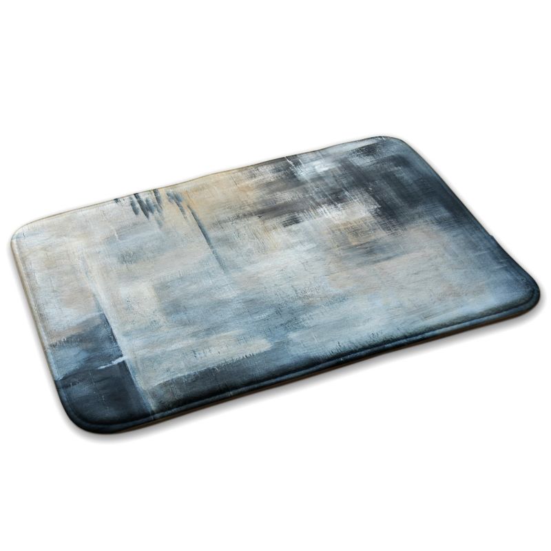 Soveværelsesmåtte Tulup 90x60 cm Abstrakt motiv Blød og skridsikker 1 stk.