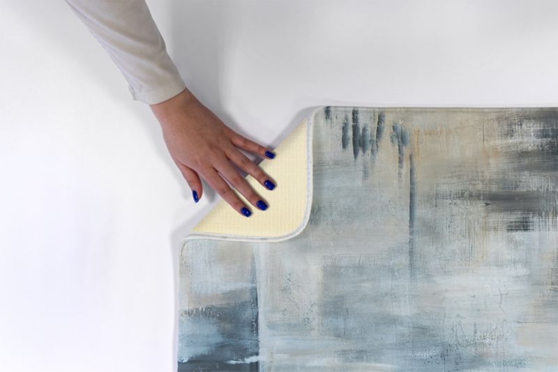 Soveværelsesmåtte Tulup 90x60 cm Abstrakt motiv Blød og skridsikker 1 stk.