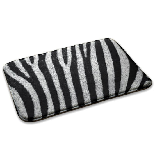 Blødt og skridsikkert soveværelsesgulvtæppe Tulup 90x60 cm Zebra – 1 stk.