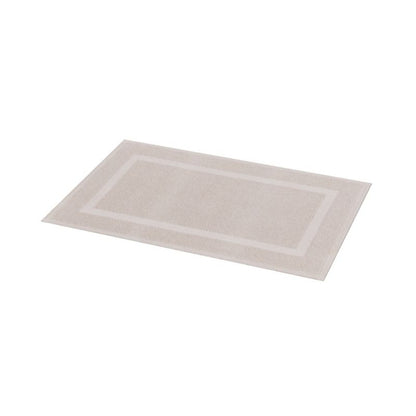 Badeværelsesmåtte 50 x 80 cm Stengrå Bomuld