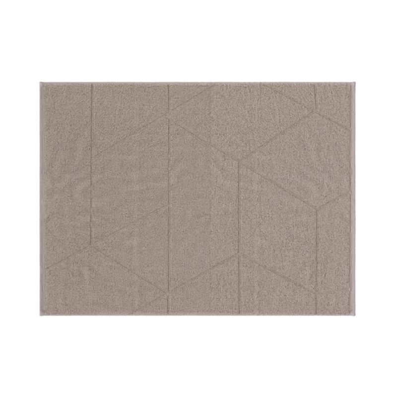 GoodHome Drina badeværelsesmåtte 50 x 70 cm taupe